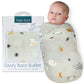 Adam Stork® Muslin Swaddle Blanket 100% Cotton for Baby Girl & Boy Unisex Gender Neutral Planetary