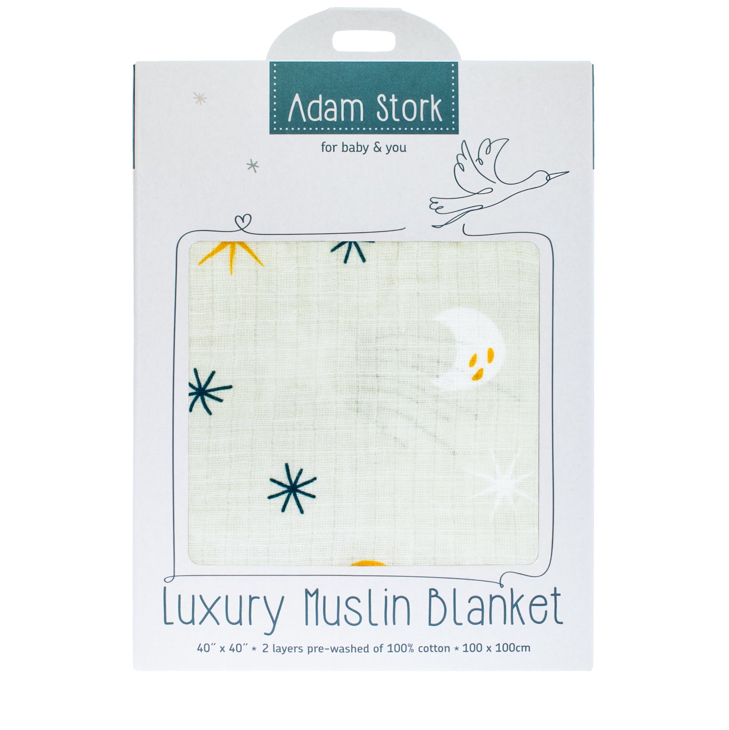 Muslin Swaddle Blanket for Baby Girl & Boy 